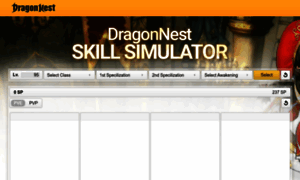 Skillsimulator.dragonnest.com thumbnail