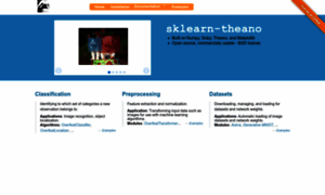 Sklearn-theano.github.io thumbnail