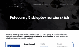 Sklepnarciarski.com.pl thumbnail