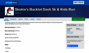 Skokiesbacklotdash.itsyourrace.com thumbnail