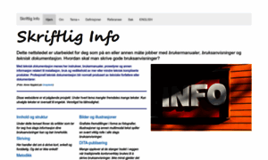 Skriftlig.info thumbnail