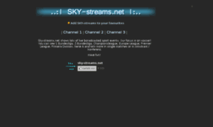Sky-streams.net thumbnail