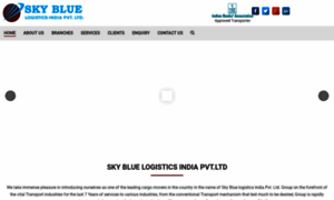 Skybluelogistics.in thumbnail