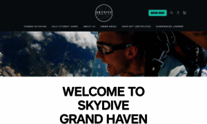 Skydivegrandhaven.com thumbnail