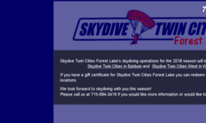 Skydivetwincitiesforestlake.mobi thumbnail