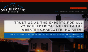 Skyelectric-charlotte.com thumbnail