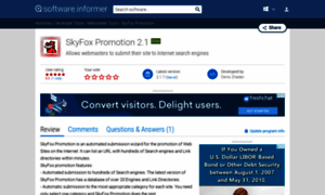 Skyfox-promotion.software.informer.com thumbnail