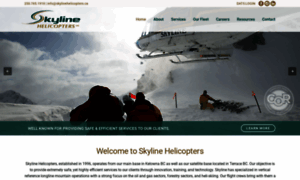 Skylinehelicopters.ca thumbnail