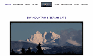 Skymountainsiberiancats.com thumbnail