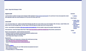 Skype2twitter.googlepages.com thumbnail
