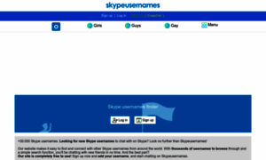 Skypeusernames.com thumbnail