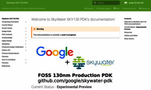 Skywater-pdk.readthedocs.io thumbnail