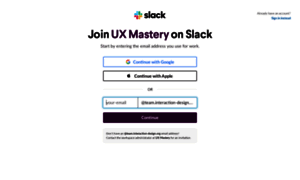 Slack.uxmastery.com thumbnail