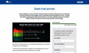 Slashfuelprices.co.za thumbnail