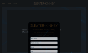 Sleater-kinney.com thumbnail