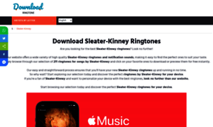 Sleaterkinney.download-ringtone.com thumbnail
