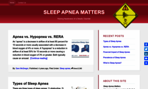 Sleepapneamatters.com thumbnail