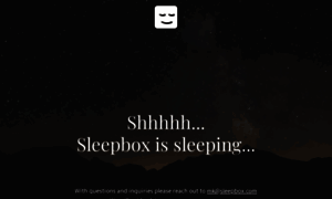 Sleepbox.com thumbnail