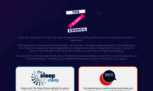 Sleepcouncil.org.uk thumbnail