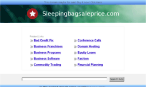 Sleepingbagsaleprice.com thumbnail