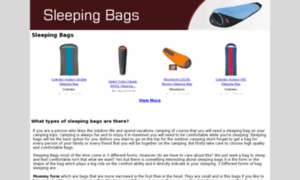 Sleepingbagss.co.uk thumbnail