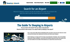 Sleepinginairports.com thumbnail