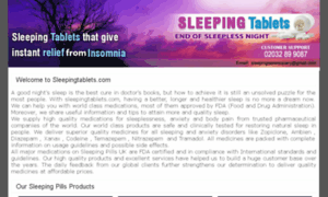 Sleepingtablets.com thumbnail