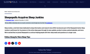 Sleepjunkies.com thumbnail