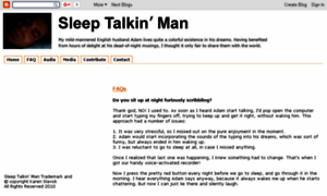 Sleeptalkinman-faqs.blogspot.com thumbnail