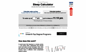 Sleeptiming.com thumbnail