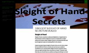 Sleightofhandtricks.com thumbnail