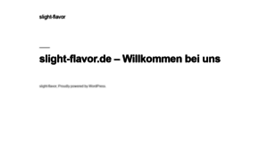 Slight-flavor.de thumbnail