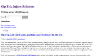 Sliptripinjurysolicitors.blog.com thumbnail