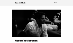 Slobodanmanic.com thumbnail