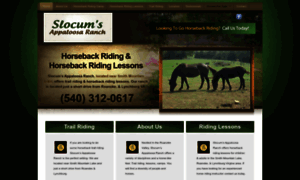 Slocumshorsebackriding.com thumbnail