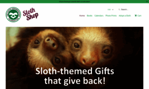 Slothconservationshop.com thumbnail