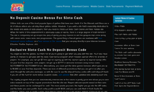 Sloto-cash.com thumbnail