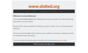 Slotted.org thumbnail