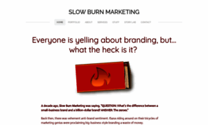 Slowburnmarketing.com thumbnail