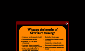 Slowburnpersonaltraining.com thumbnail