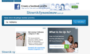 Slowniksynonimow.com.pl thumbnail