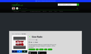 Slowradio.radio.net thumbnail