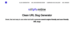 Slugify.online thumbnail