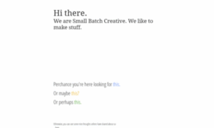 Smallbatchcreative.com thumbnail