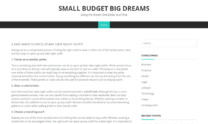 Smallbudgetbigdreams.com thumbnail