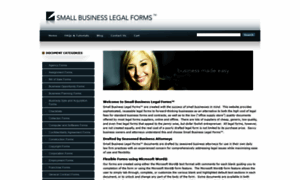 Smallbusinesslegalforms.com thumbnail