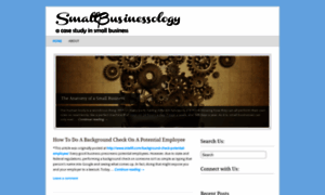 Smallbusinessology.wordpress.com thumbnail