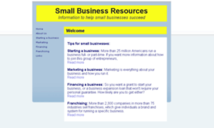 Smallbusinessresources.com thumbnail