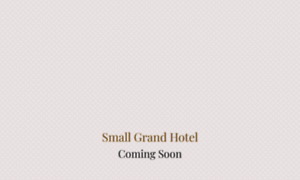 Smallgrandhotels.com thumbnail