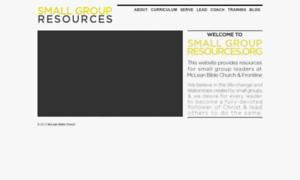 Smallgroupresources.org thumbnail